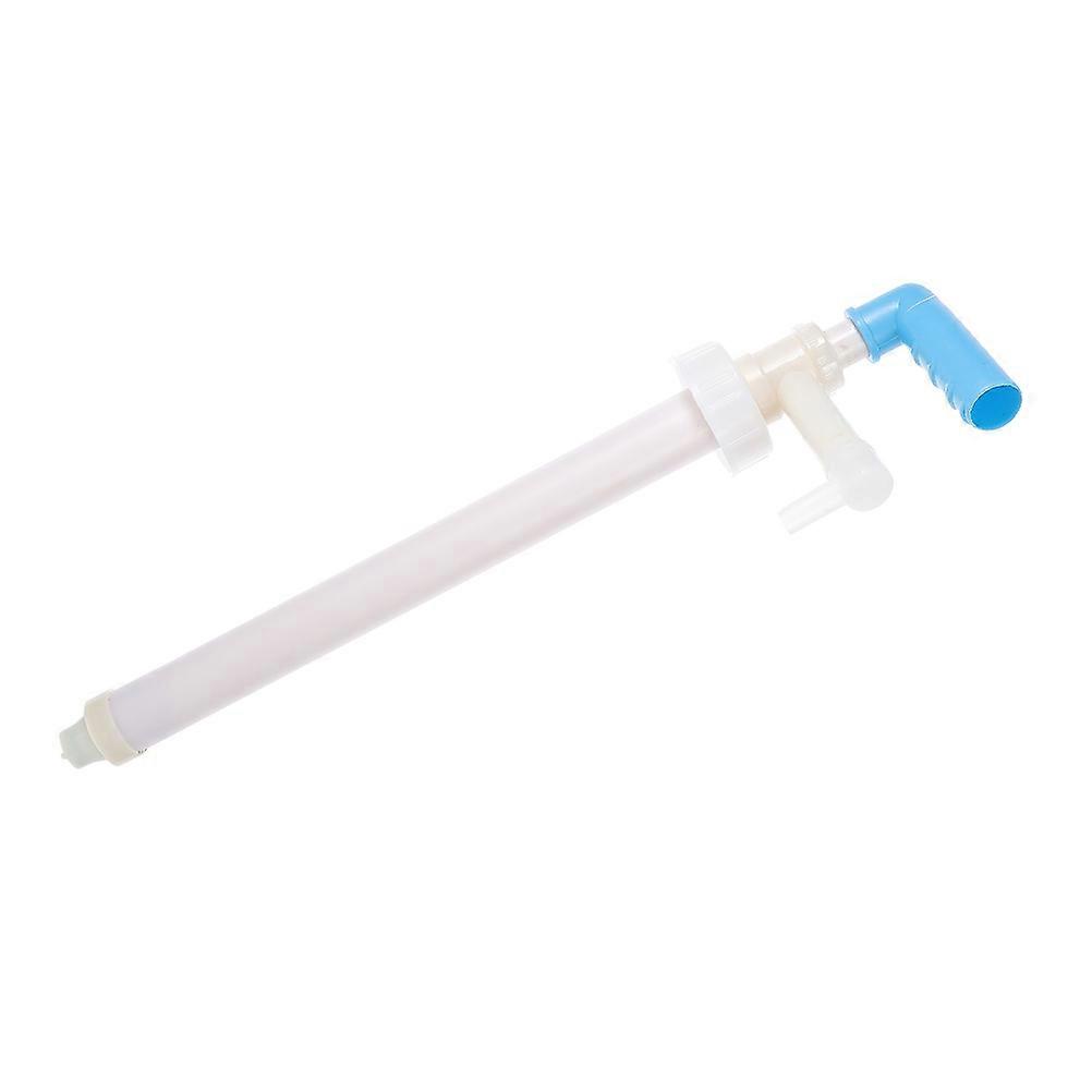 White Plastic Hand Press Pump for Home Use with Design and Smooth Surface 1pc
