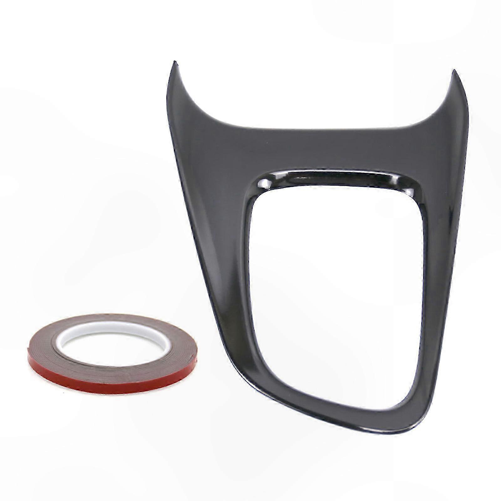 Modification intérieure distinctive Panneau de vitesse central Autocollant de changement de vitesse de console durable Adapté au motif de carbone YarisCross