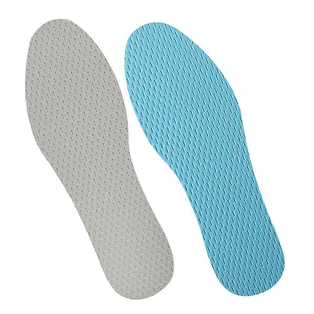 Comfortable Latex Insoles for Shoes Grey Color Supple and Breathable Design Fits Any Shoe Size