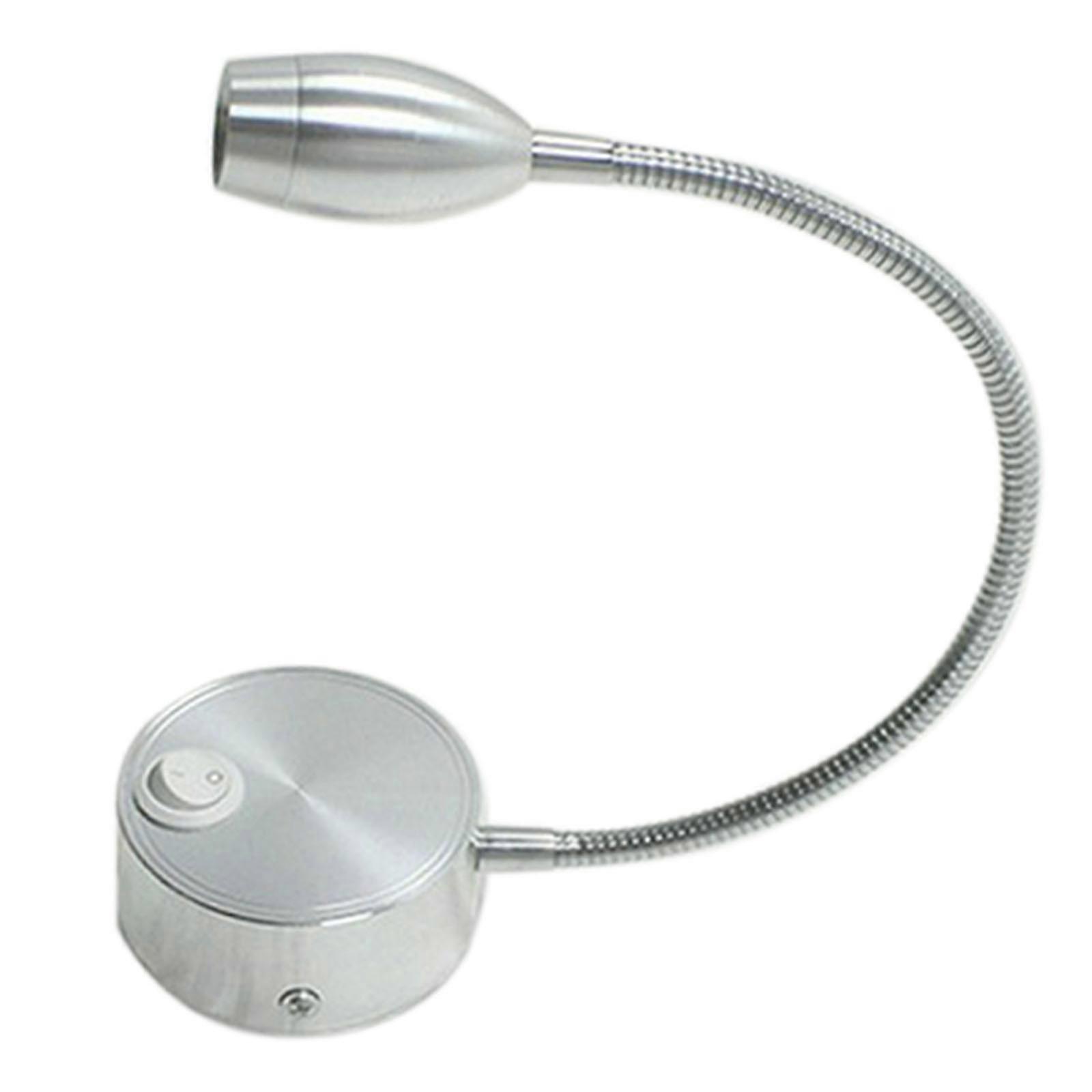 Gooseneck LED Reading Light Wall Mounted Ideal for Home Users Bedroom and Office Flexible Arm Design 1Pcs