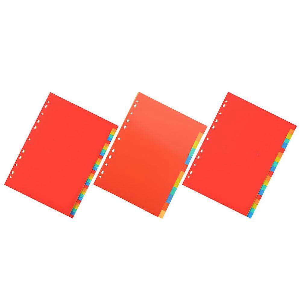 Page Dividers For Binders And Notebooks Designed For Organization With Writable Tabs Available In 3 Sets
