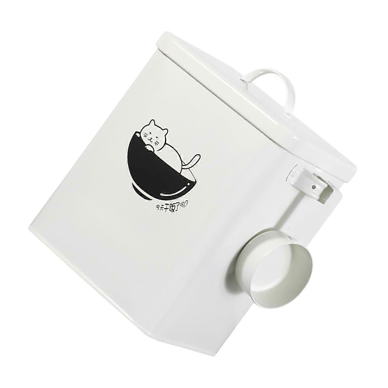 Pet Food Storage Container Set Of 1 With Scoop - Airtight Moistureproof Canister For Dog And Cat Food - Dustproof Durable