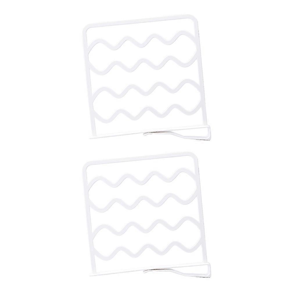 Clothing Organizer Shelf Divider for Organizing Use 6Pcs White Partition