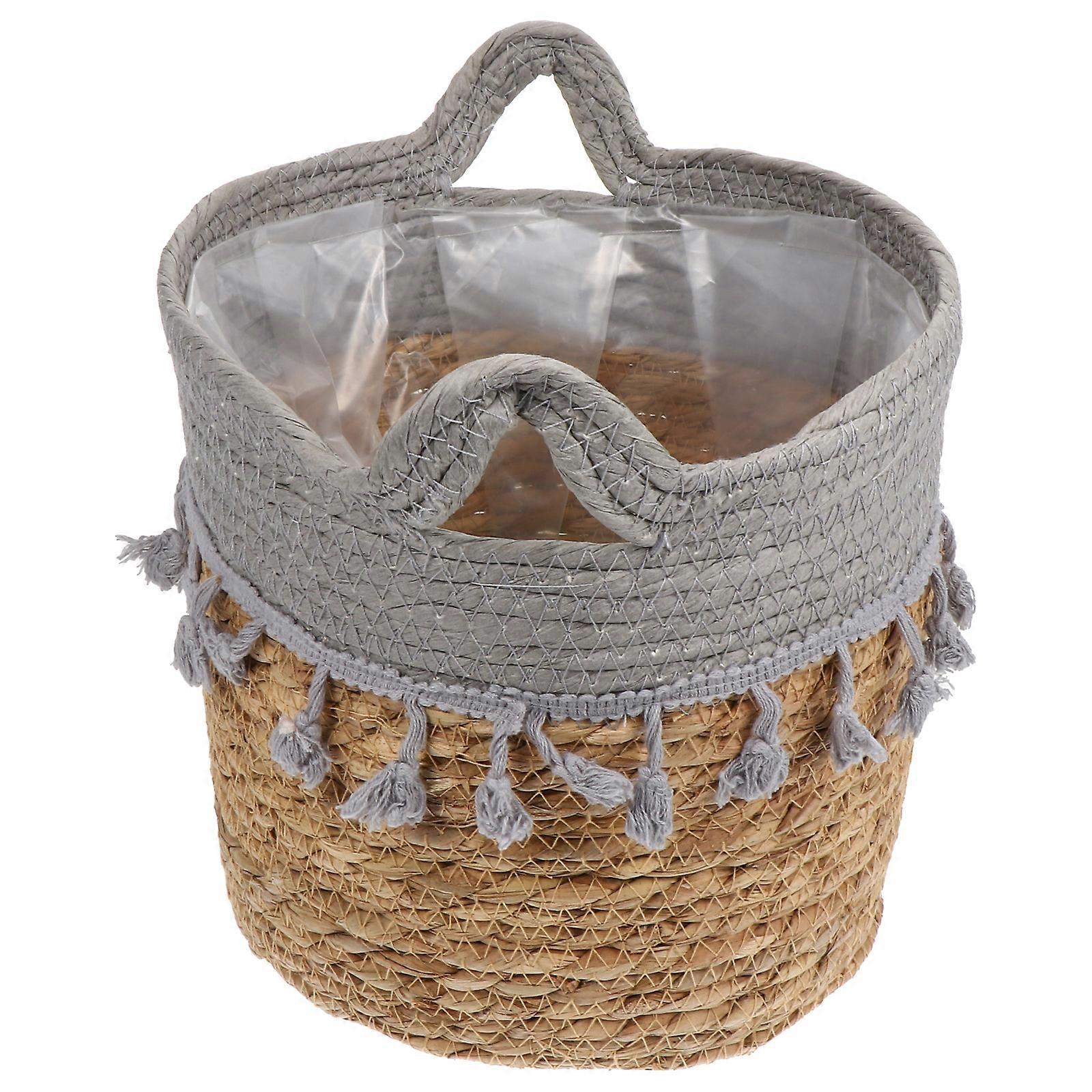 Multi Plastic Home Decorative Basket for Storing Flowers Snacks and Vegetables 1 Pc