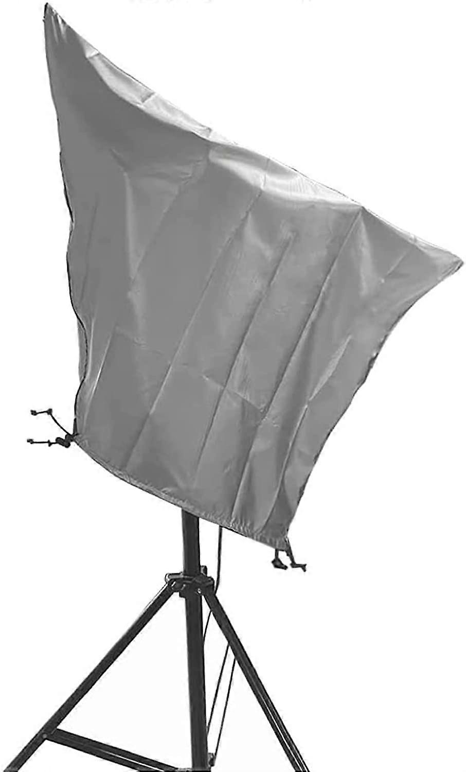 Telescoping Cover, Outdoor Rainproof, Sunproof, Dustproof Covers for Telescopes, 420D Oxford Fabric, Adjustable Drawstring, Silver