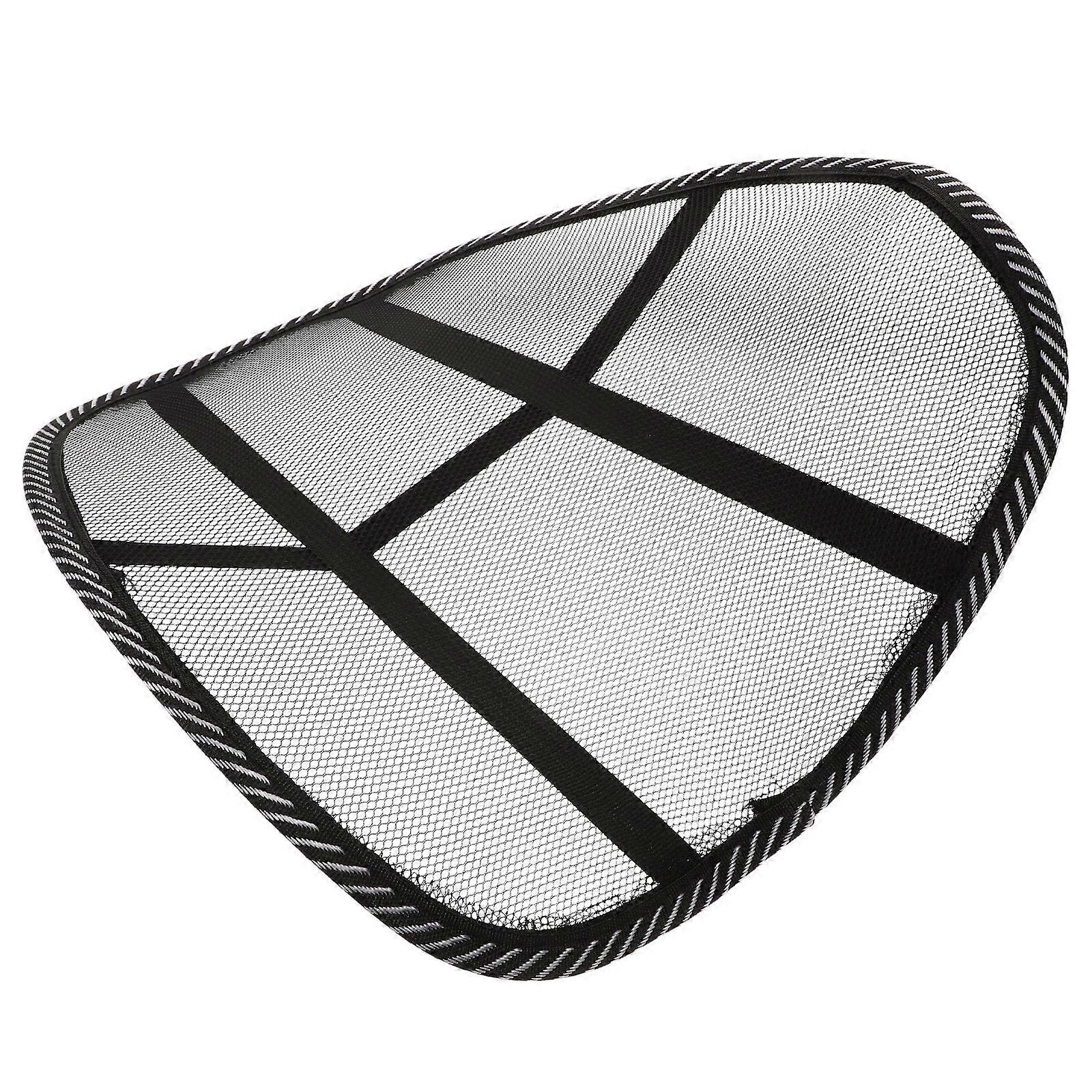 Cool Mesh Lumbar Support Cushion For Car Seat Office Chair Comfortable Back Support 1Pcs