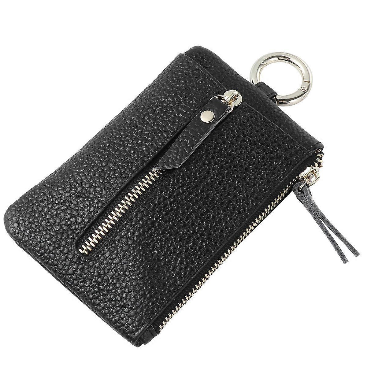 Compact Zipper Wallet For Men Women Daily Use Rectangular Design 1Pack
