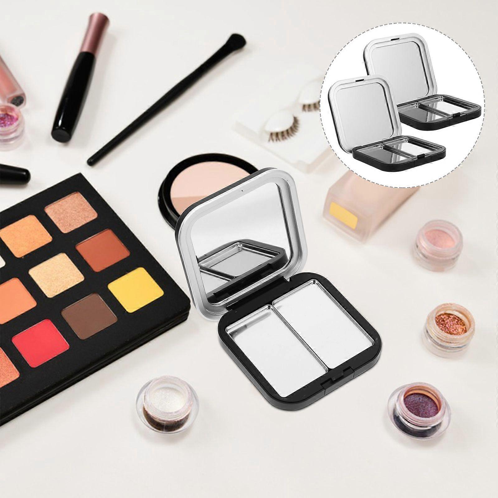 2pcs Empty Eyeshadow Palettes Makeup Eyeshadow Containers Empty Eyeshadow Boxes