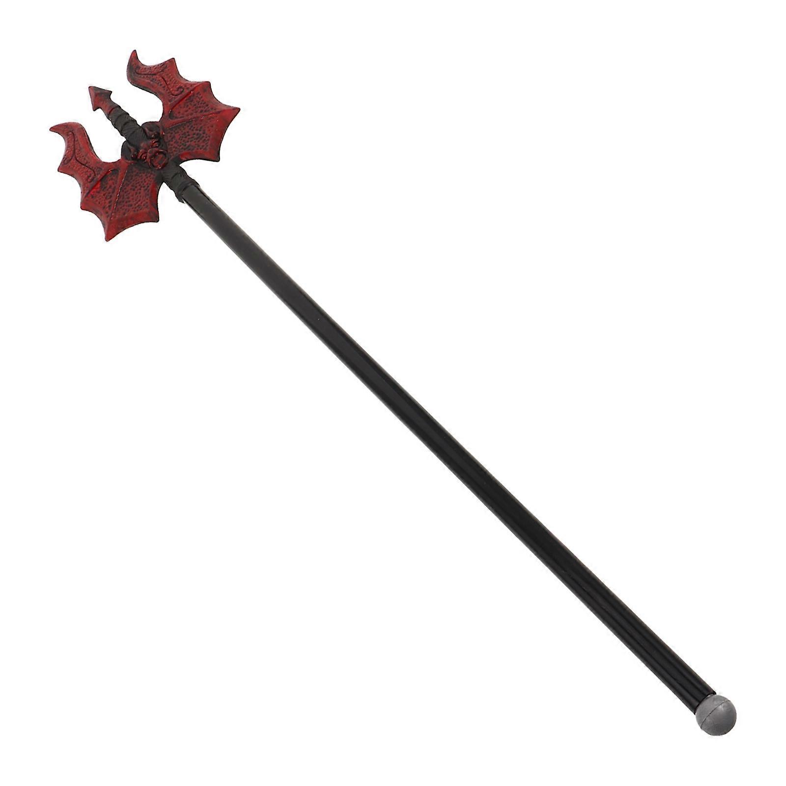 Unique Design Trident For Halloween Party Activities And Cosplay Events Made Of Plastic 1Pcs