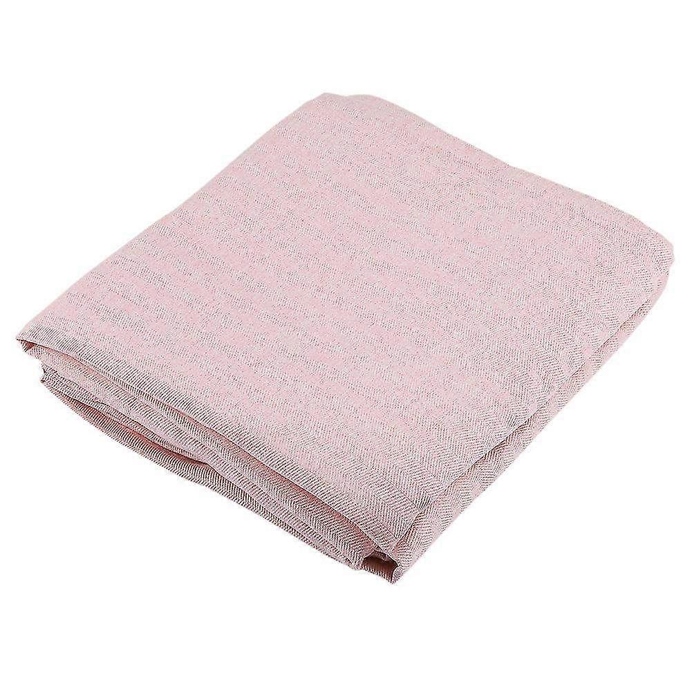 Set of 2 Pink Mildew & Light Proof Polyester Curtains for Bedroom & Living Room - 46 x 90 Inch Window Drapes