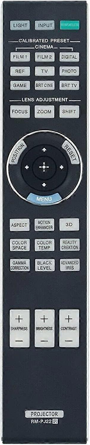 RM-PJ22 Compatible Projector Remote Control for Video Projector VPL-HW50ES