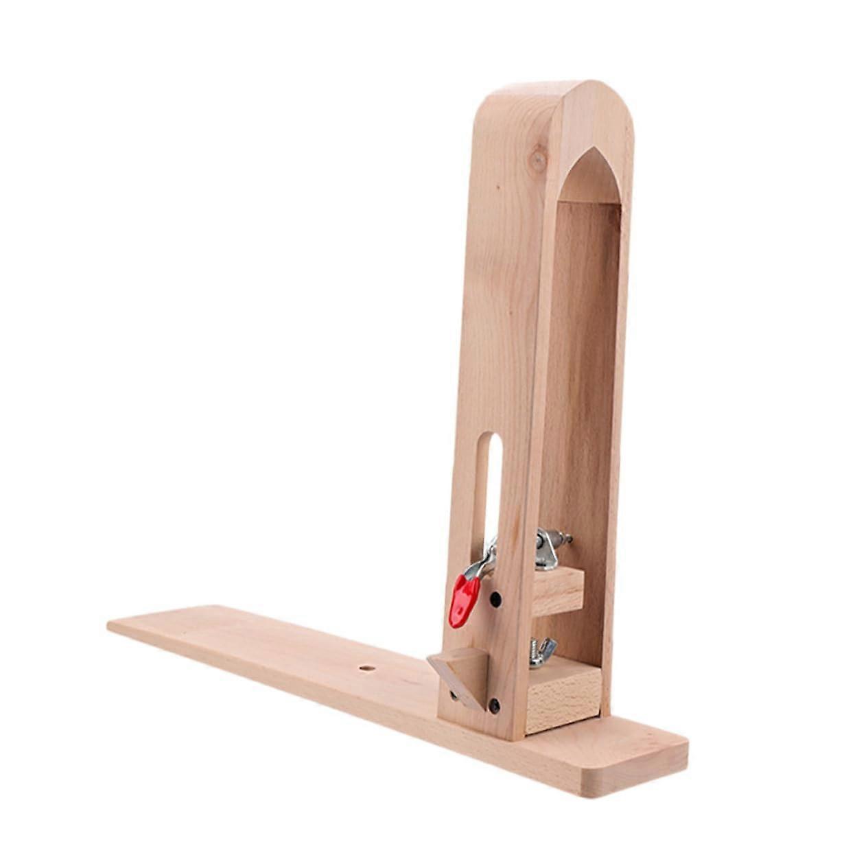 DIY Leather Tool Set With Leather Pouch And Wooden Table Clamp For Leather Crafting And Repair Leather Sewing Tools Kit