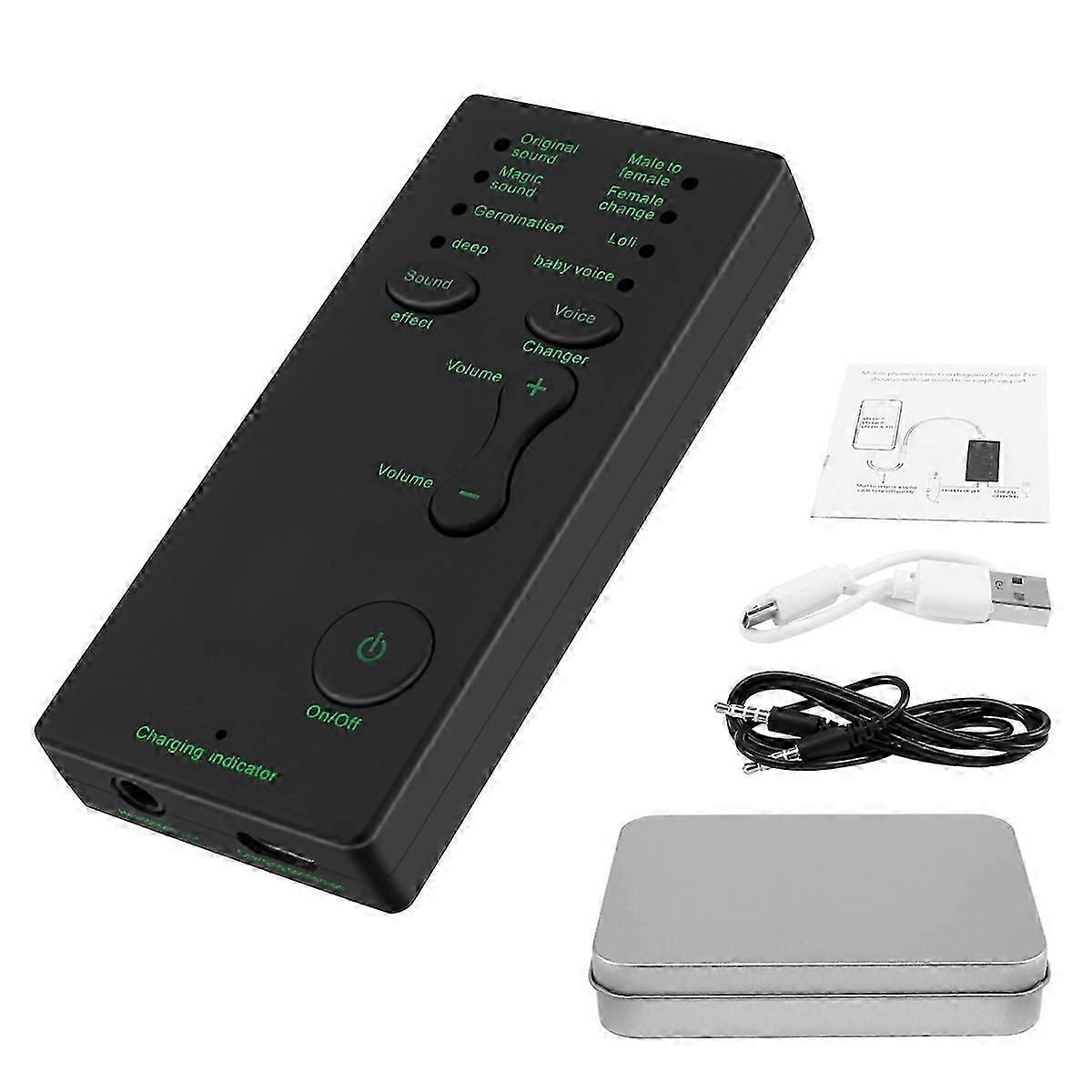 Voice Changer 7 Different Sound Changes Device for Computer Laptop Mobile Phone