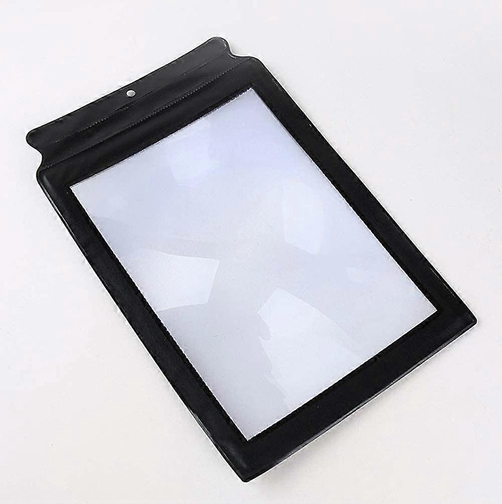 Magnifying Glass HD Full-Page Magnifier 3X, A4 Size, Portable Handheld, Ultra-Thin PVC Travel Reading Aid