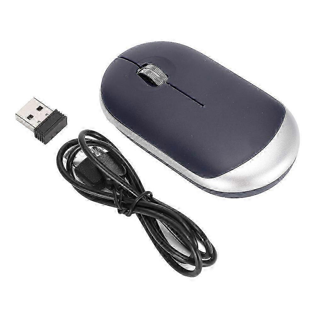 Rechargeable Bluetooth Wireless Mouse - Dual-Mode Mute Office Mouse for Notebook & iPad - Ergonomic Design for Smooth Navigation