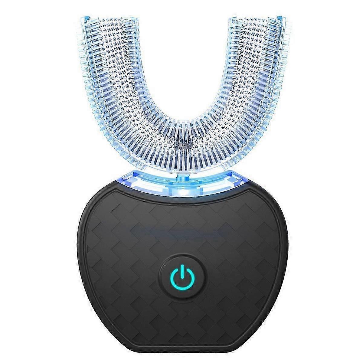 Electric Toothbrush,automatic Toothbrush,u-shape Sonic Toothbrush Teeth Whitening Kit With Replacement Brush Head