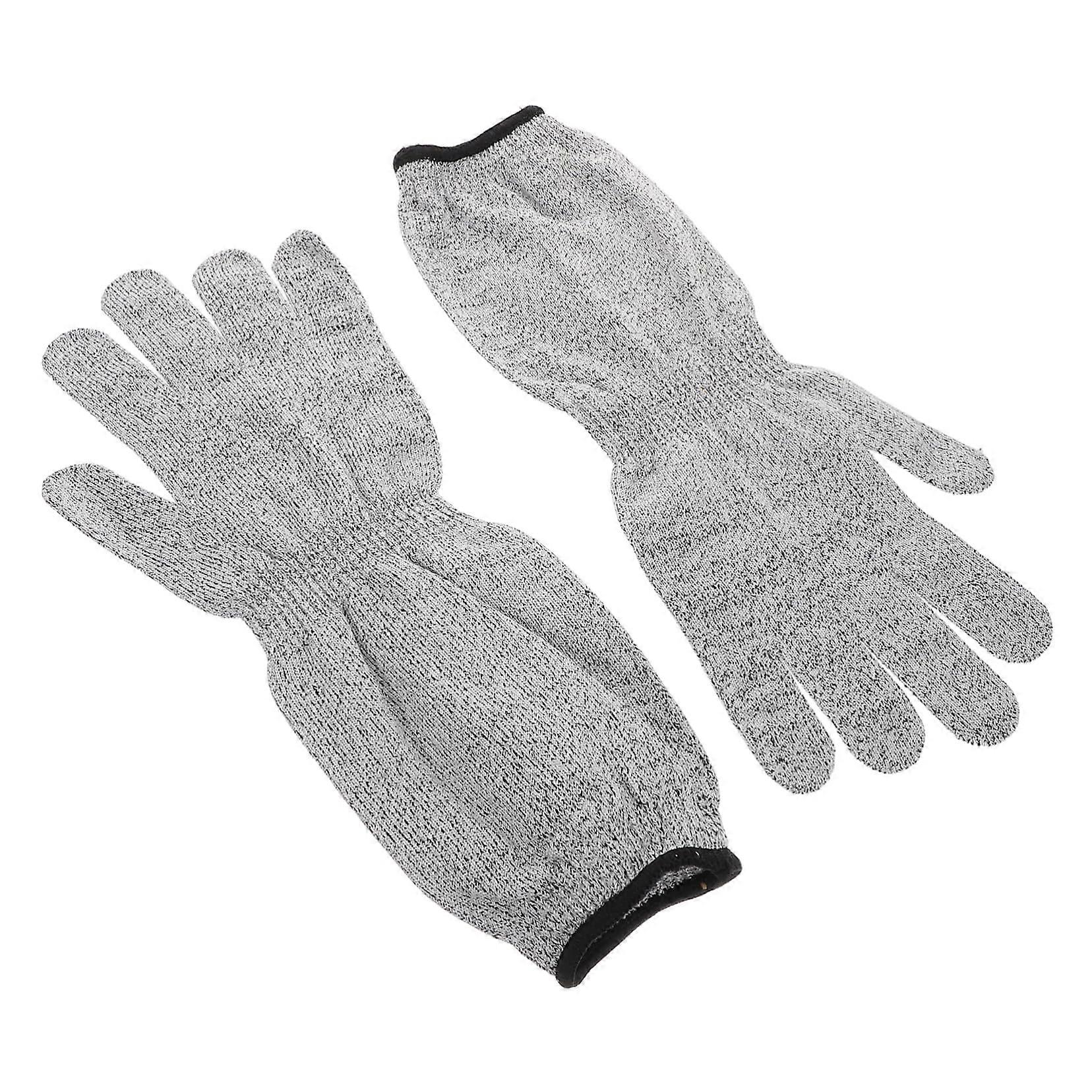 Cut-Resistant Long Gloves For Kitchen And Garden, Breathable, Comfortable Protective Sleeves For Various Applications
