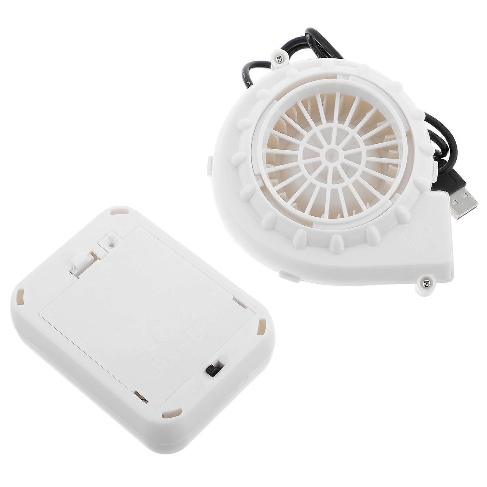 Centrifugal Air Blower Mini Fan for Inflatable Costumes White Abs Material Low Noise 1 Set