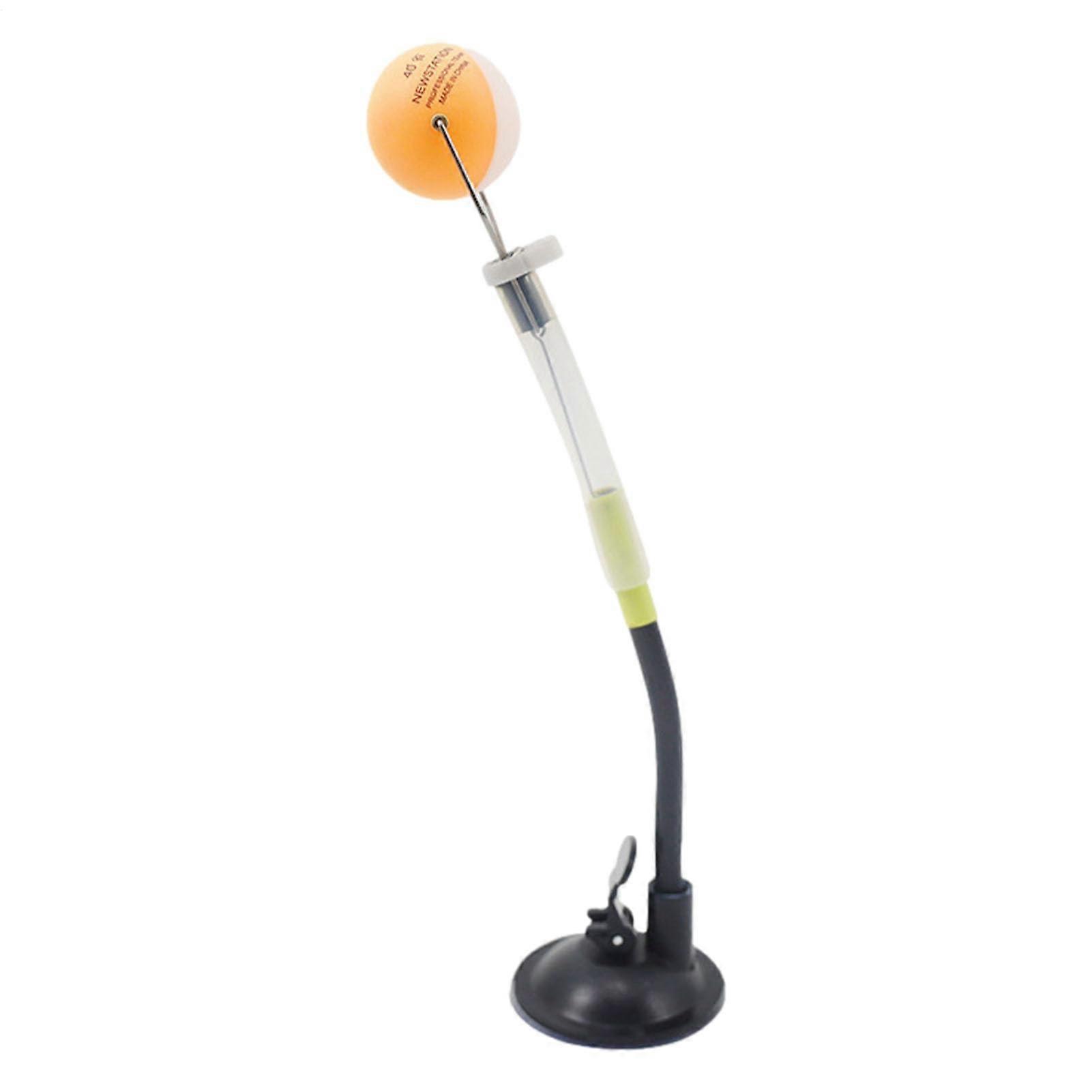 Table Tennis Rebound Machine, Ball Device, Pings Pong Exercise Unit, Clip On Trainer with Elastic Stick