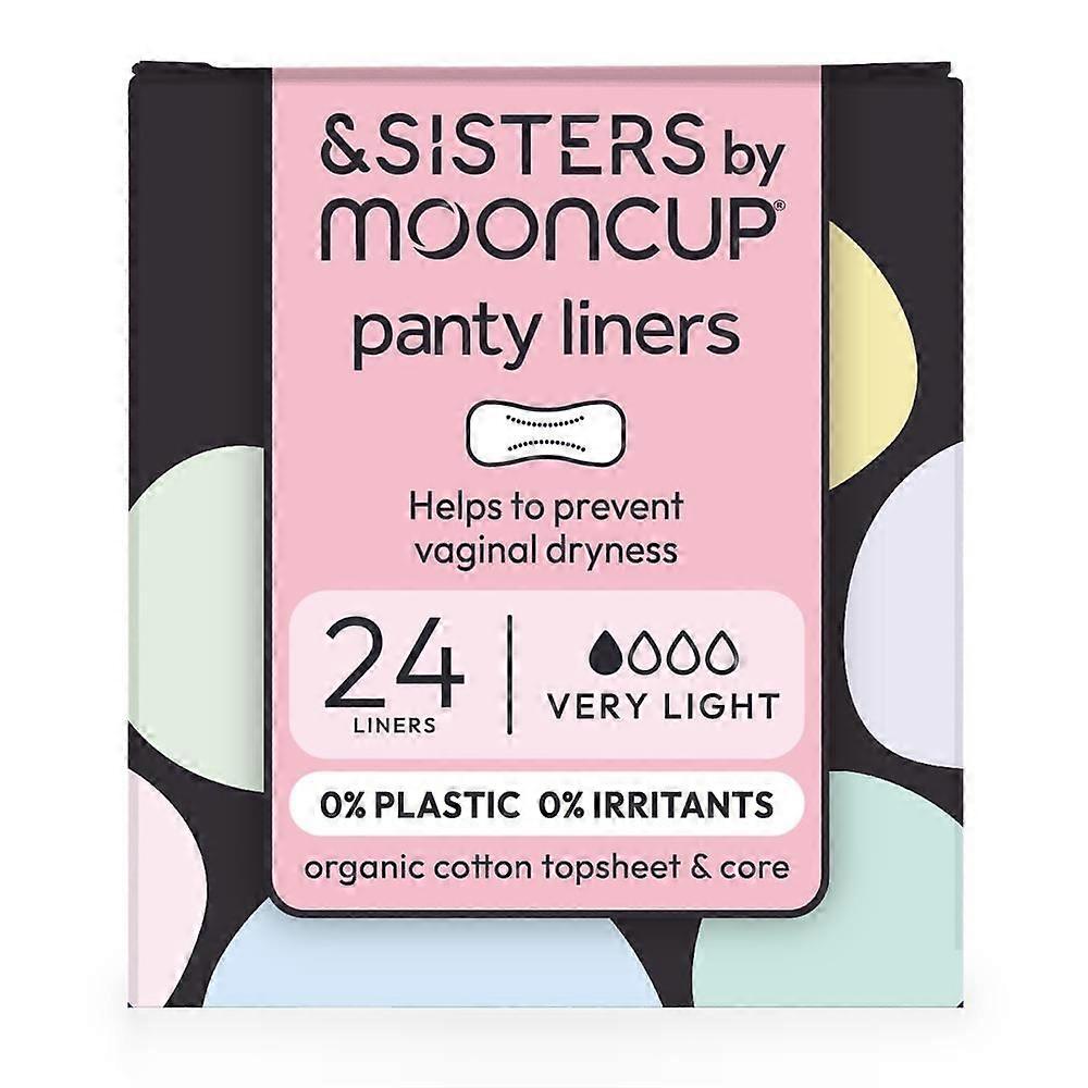 AND SISTERS Organic Cotton Bio-wrapped Liners Unscented (24 pack) - 4 Pack