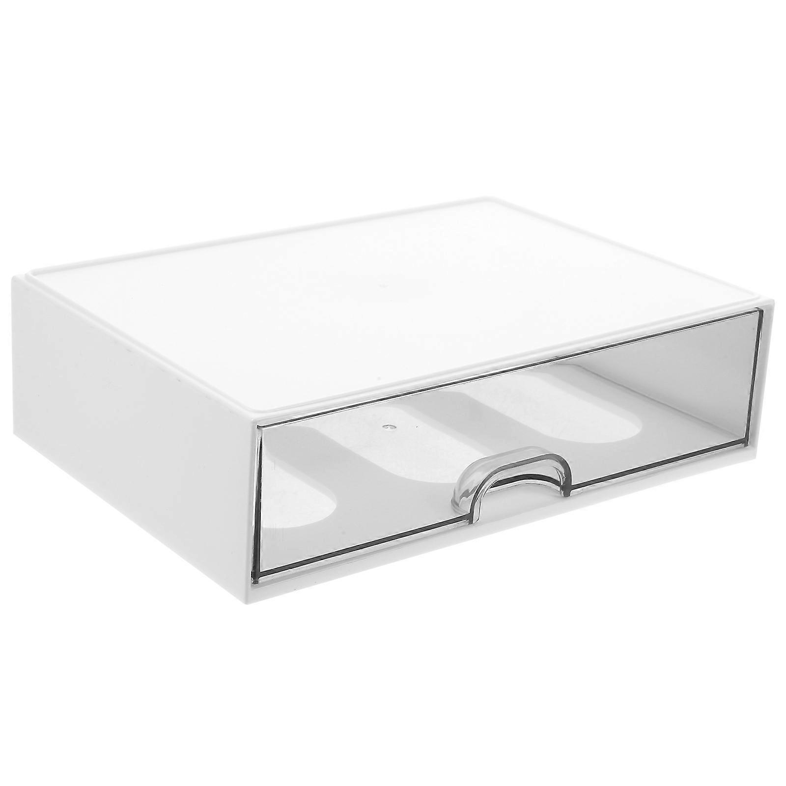 Makeup Organiser Case Drawer Type Desktop Cosmetics Storage for Home Plastic Storage 1Set