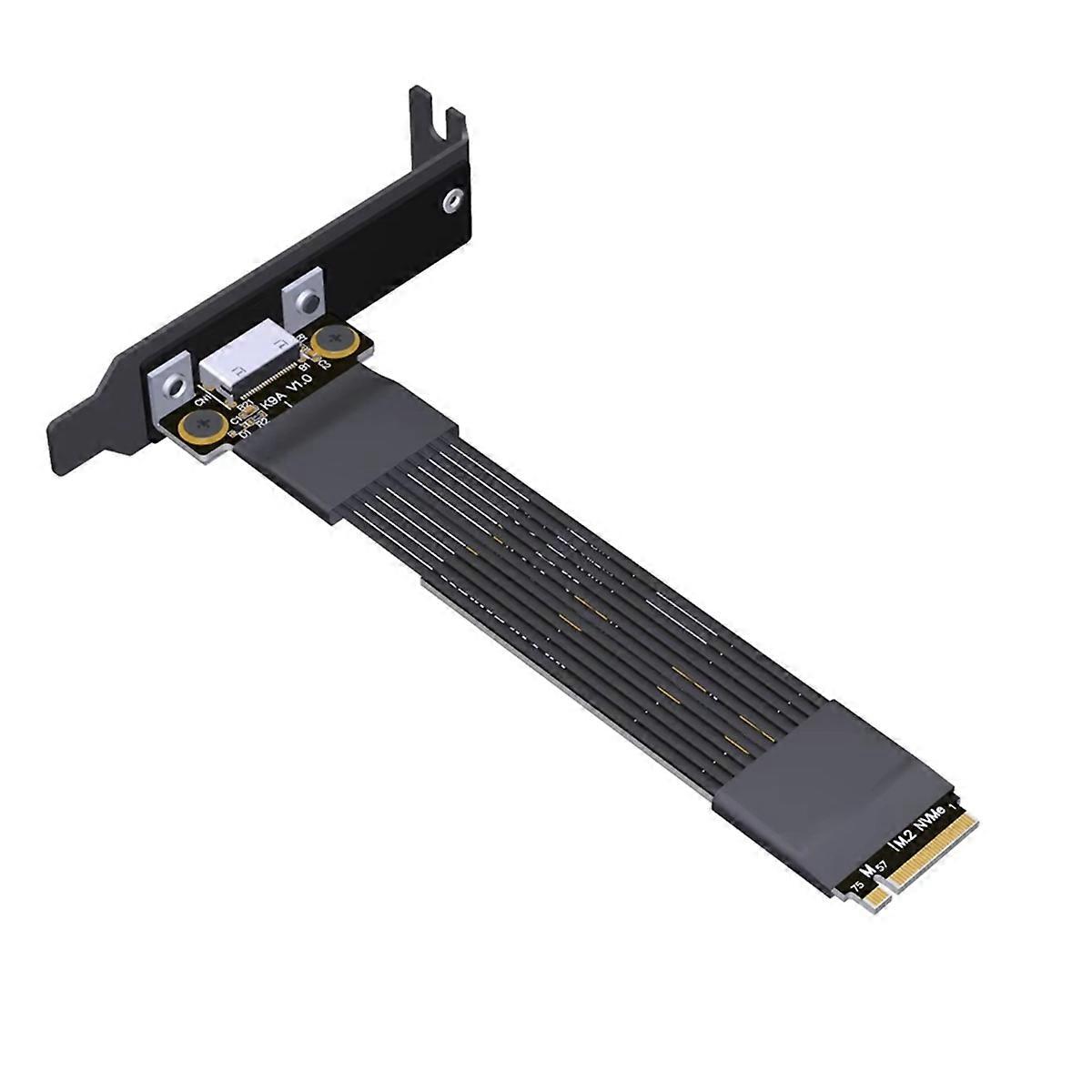 OCuLink Graphics Card External Extension Cable W/ Half-Height Baffle