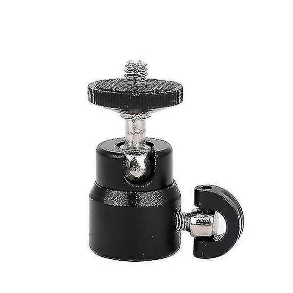 Black Mini 1/4\" 360 Swivel Ball Head Screw Tripod Dslr Ballhead