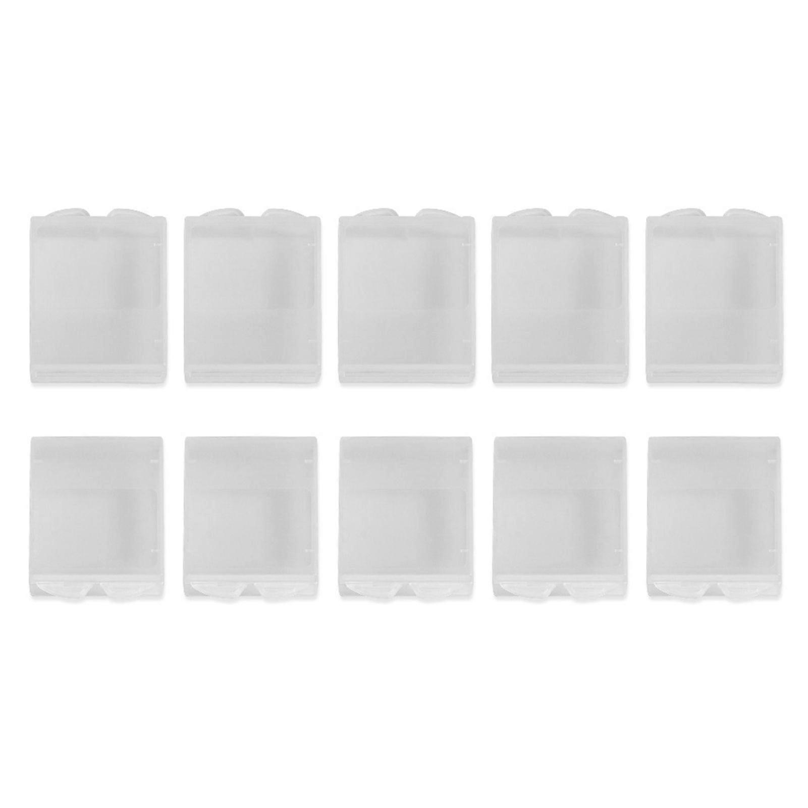 10pcs Clear Plastic Dampproof Battery Holder Storage Box Case Container for Gopro 3 4 5 6