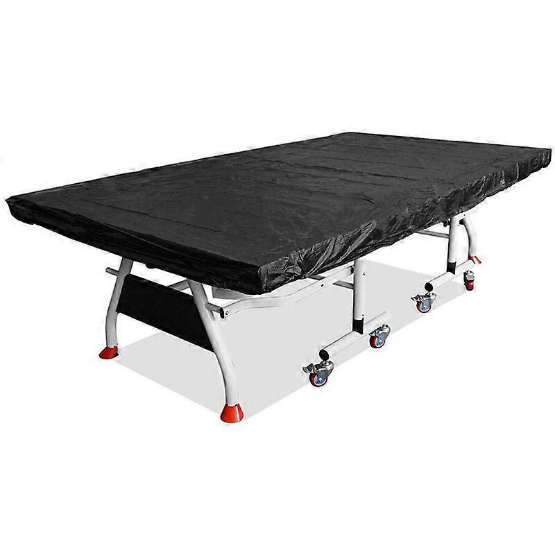 Housse de table de ping-pong terrasse extérieure Housse de table de ping-pong étanche à la poussière et à l’eau noir 280_x_150_x_5cm