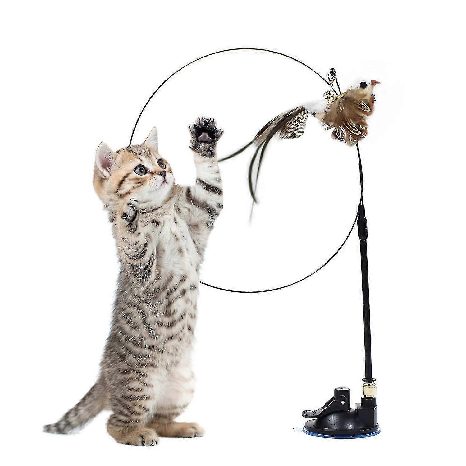 teaser wand for cats with suction cup