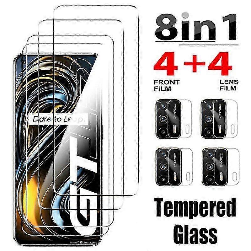 8IN1 Tempered Glass For Realme 10 Pro 5G Camera Screen Protector