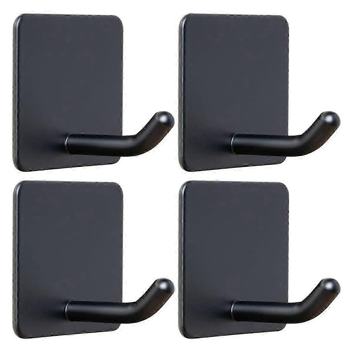 4 Pack Sticky Towel Hooks Heavy Duty No Drilling Sticky Wall Hooks