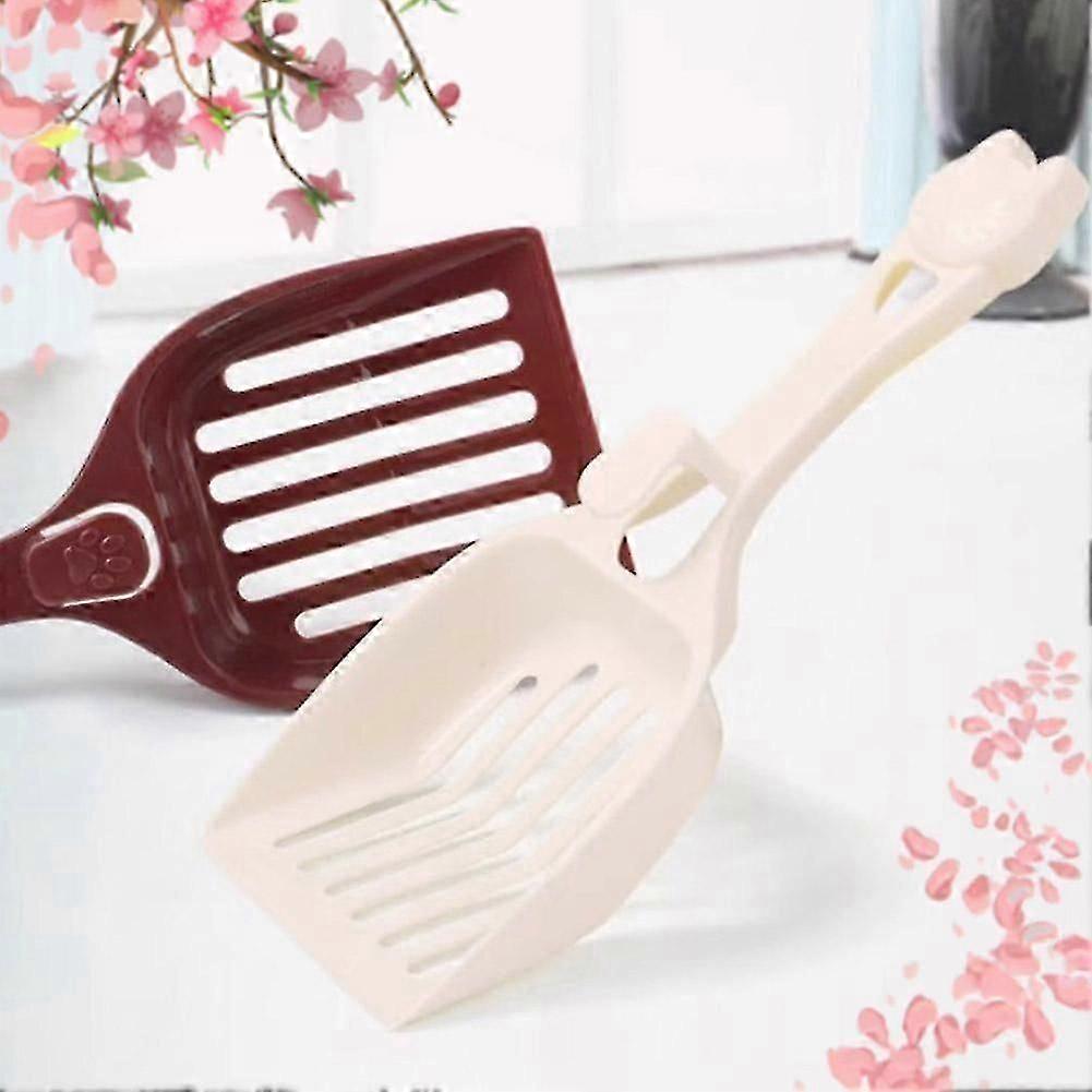 القط القطط البلاستيكية القمامة صينية مغرفة ملعقة النفايات مغرفة أنبوب مجرفة