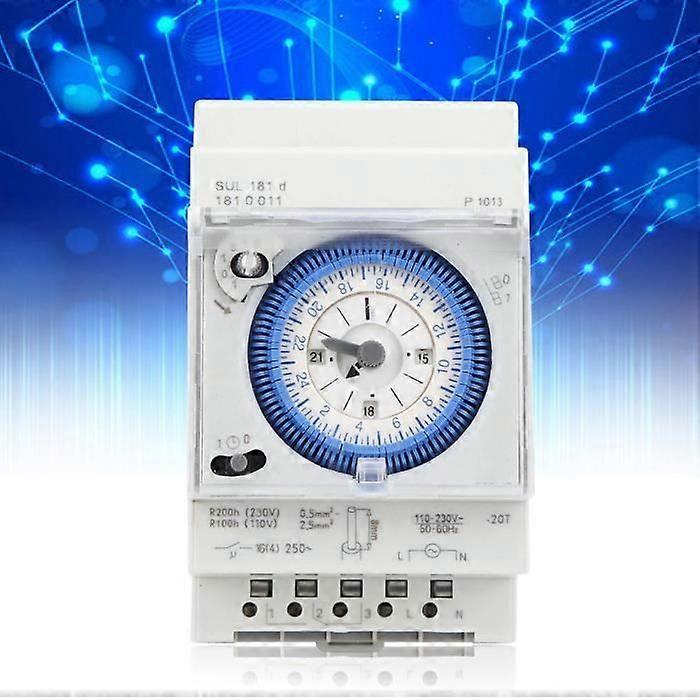 Programmable time switch - Mechanical - 250VAC - 16A - Indoor - Ready to install