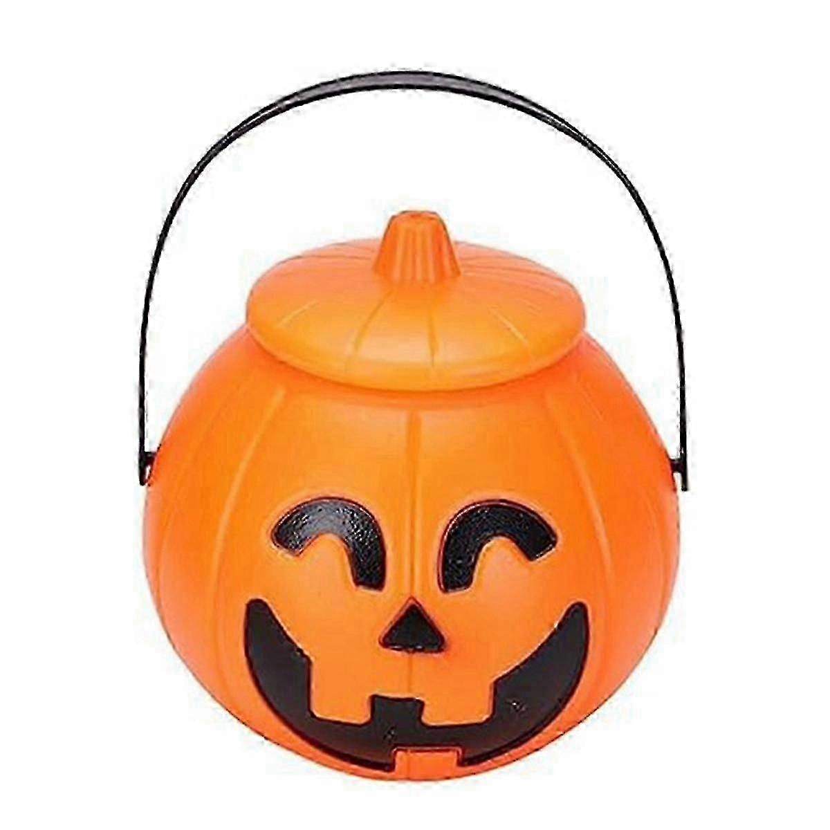 パンプキンキャンディーバケット、ハロウィンパンプキンバケット、パンプキンバケットジャックランタンキャンディーバスケットハロウィンP