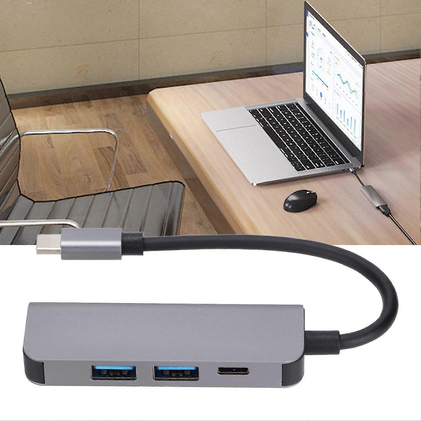Docking Station 4 in 1 87W Fast PD Port 4K TypeC USB 3.0 Multi Port Hub Adapter