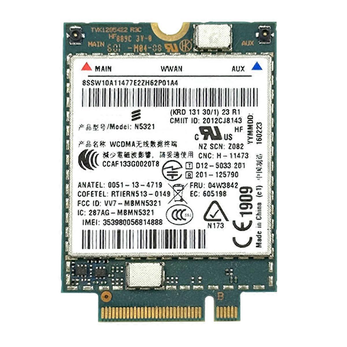 N5321 04W3842 3G Module WWAN Card Wireless Card Adapter