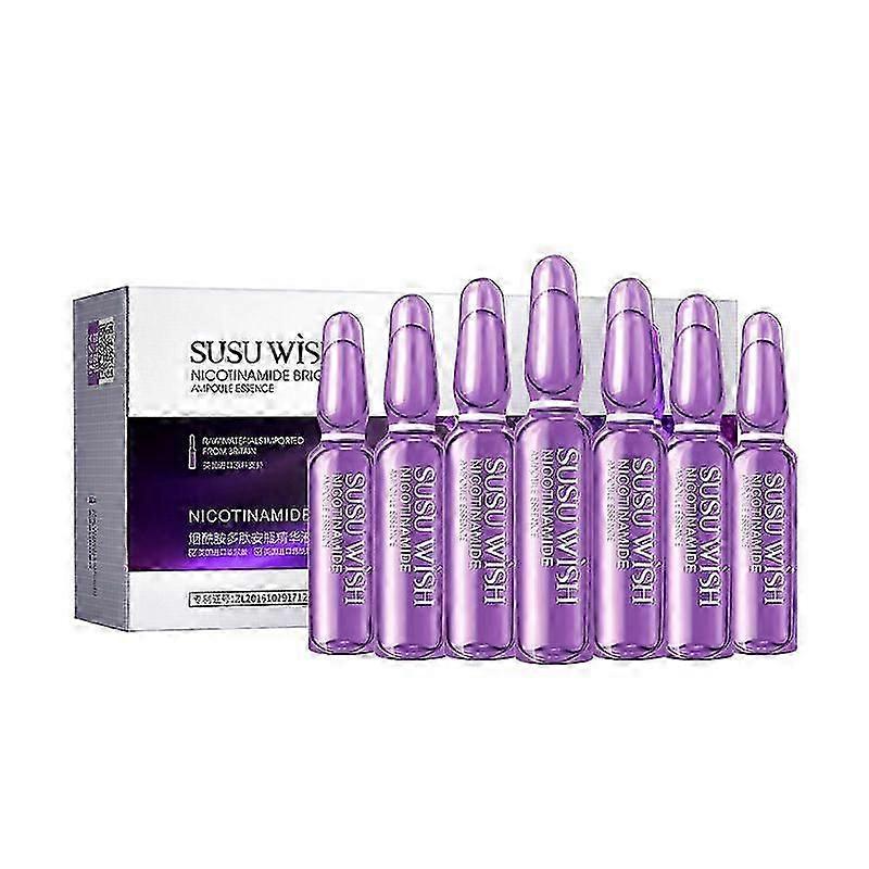 Nicotinamide Brightening Ampoule Essence - Peptides Serum for Face with Niacinamide, Anti-Aging Ampoules for Wrinkles, Dark Spot, Single-Use Tubes 2ml