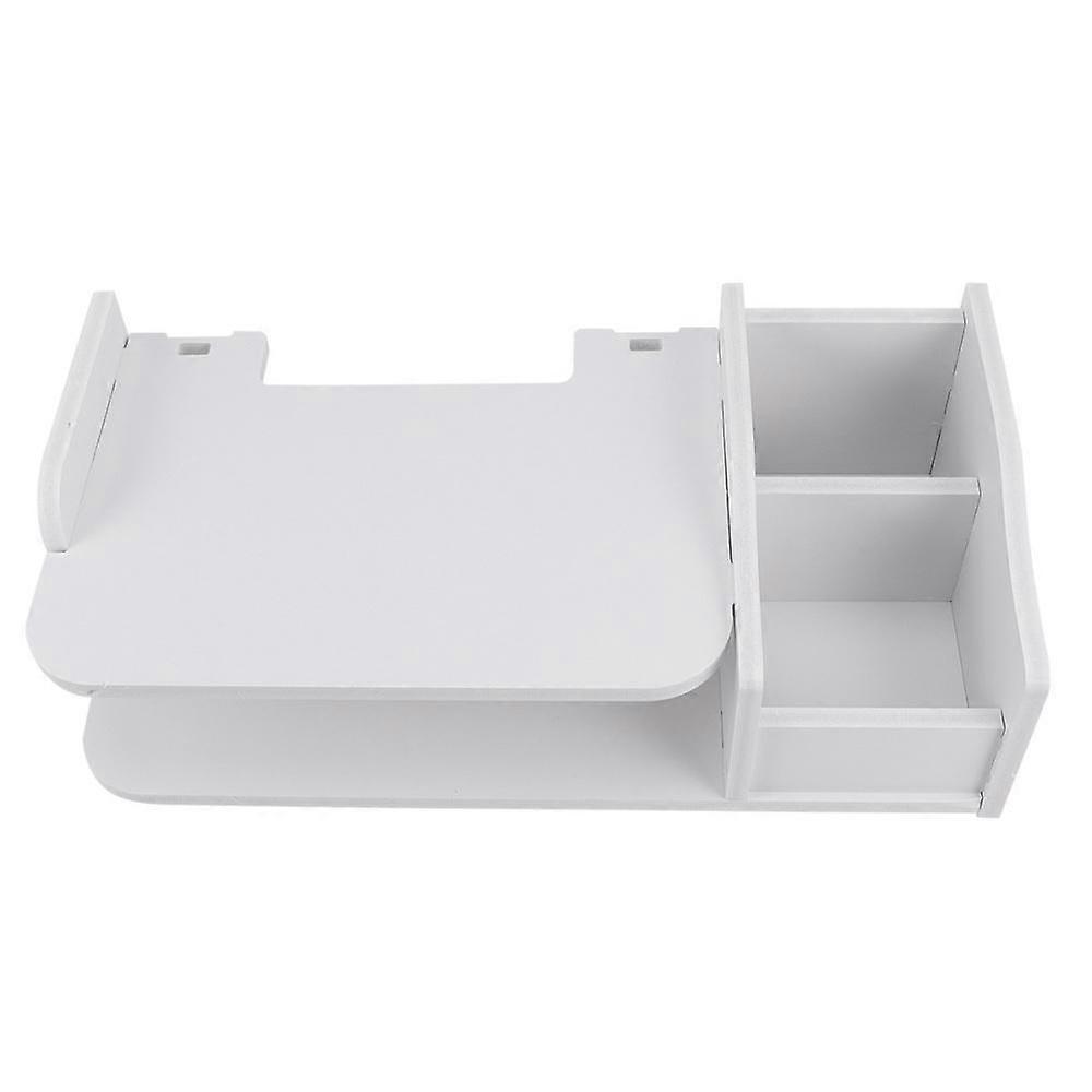 壁マウントフローティングシェルフTVコンソールスタンドWIFIルータリモコンホルダー