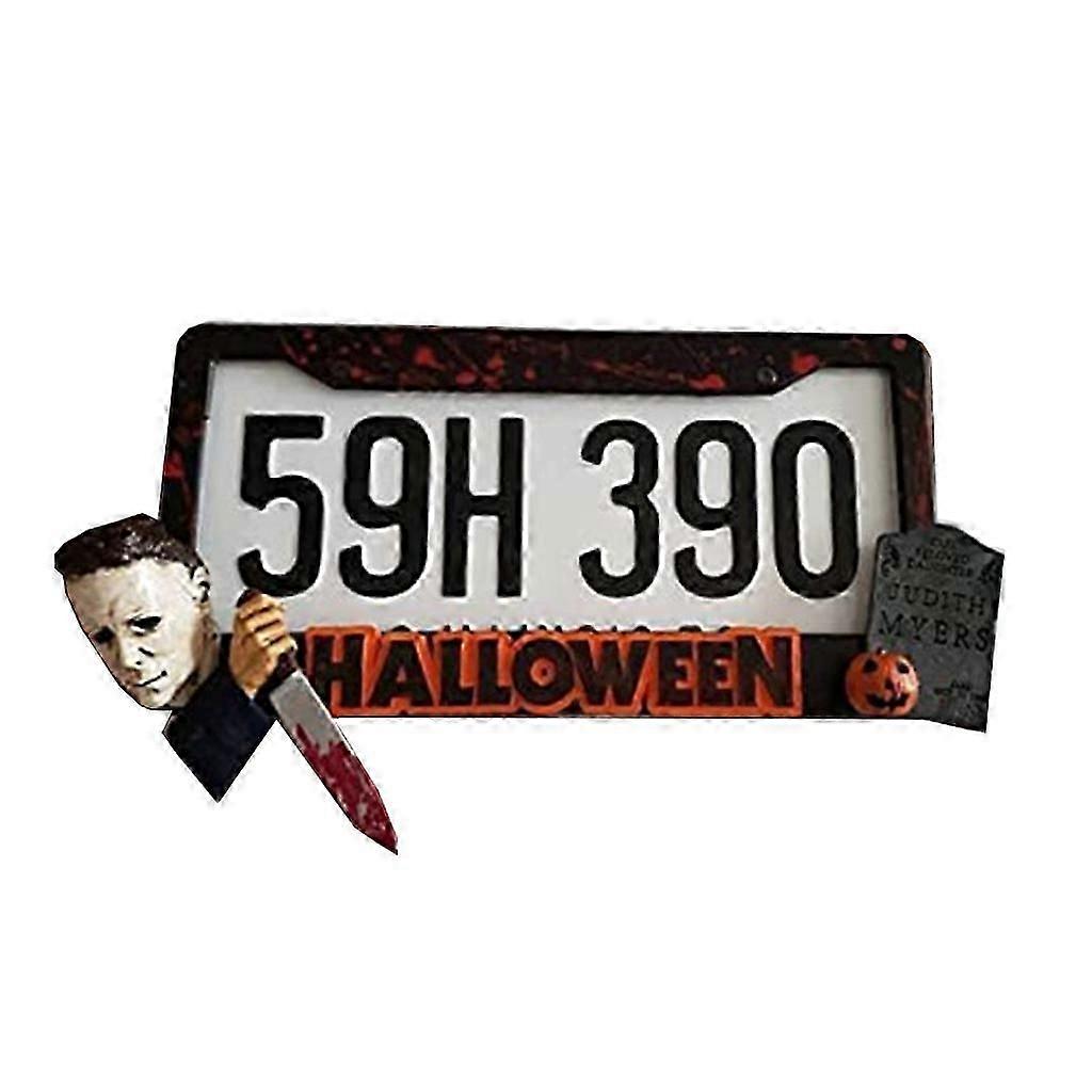 Auto Car Tags Holder Halloween Matrícula Marco Rustproof Car Accessories