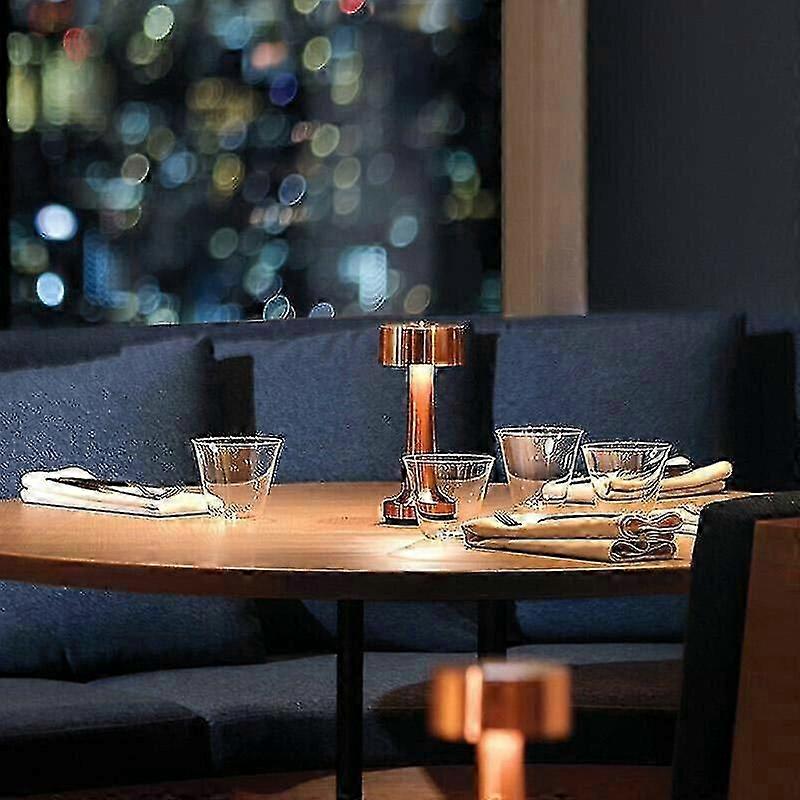 Rechargeable Led Table Lamp Touch Sensor Desk Light Bedroom Restaurant Bar Decor