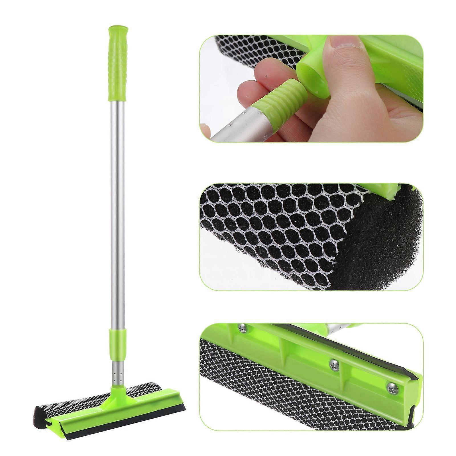 1 Pc Long Handle Retractable Plastic Window Windshield Squeegee