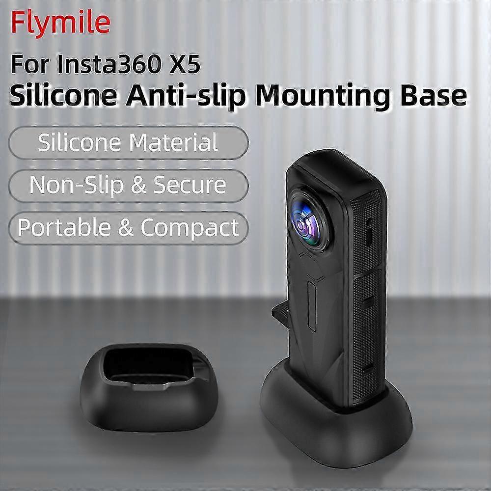 Silicone Base for Insta360 X4 X5 Camera vlog Silicone Stand Accessories 2025