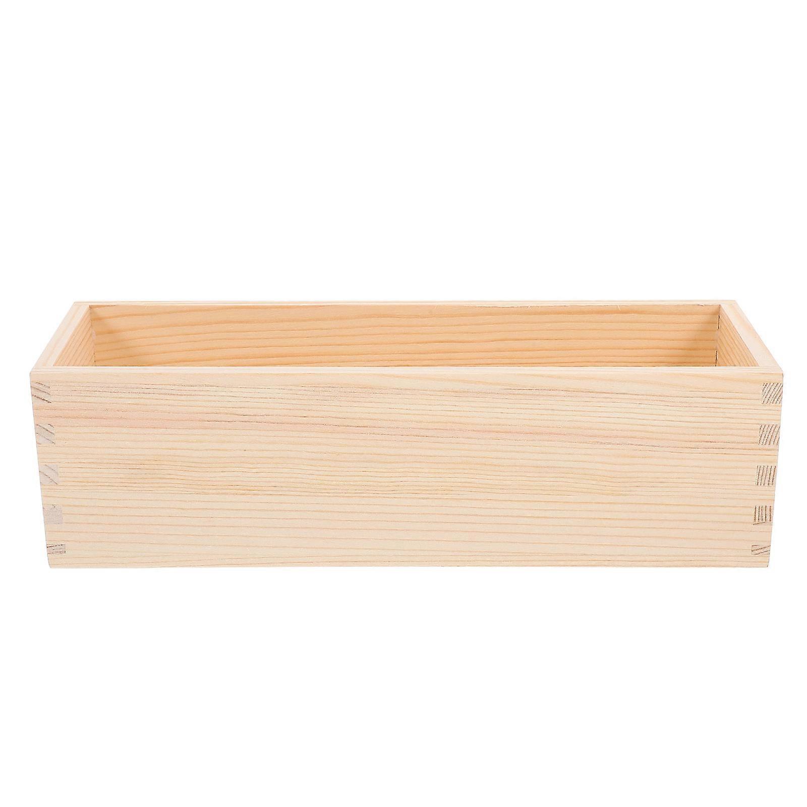 Multifunctional Wooden Drawer Box Kitchen Organizer for Storage 2Pcs