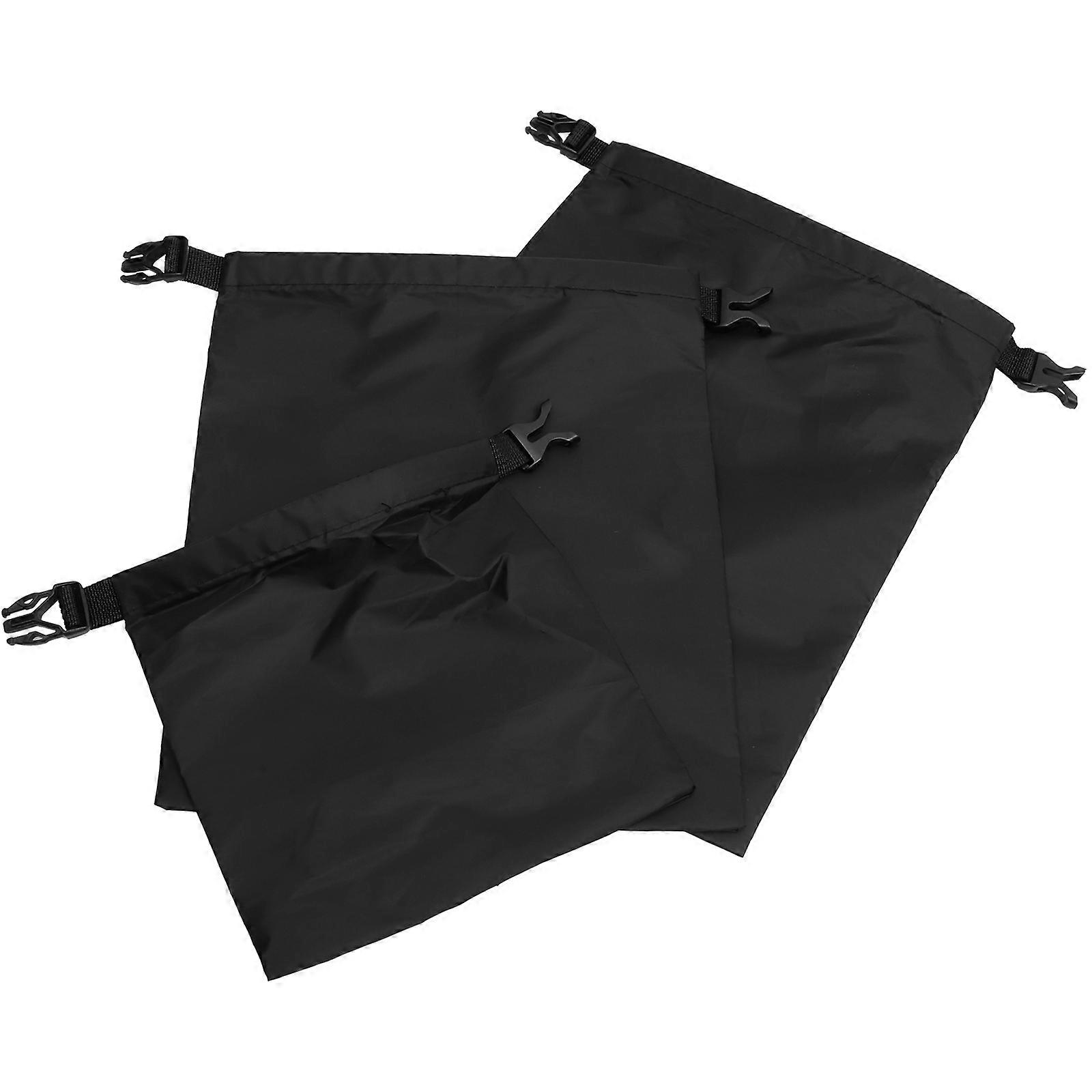 Waterproof Camera Bag for Outdoor Activities 3Pcs Storage Pouch Black