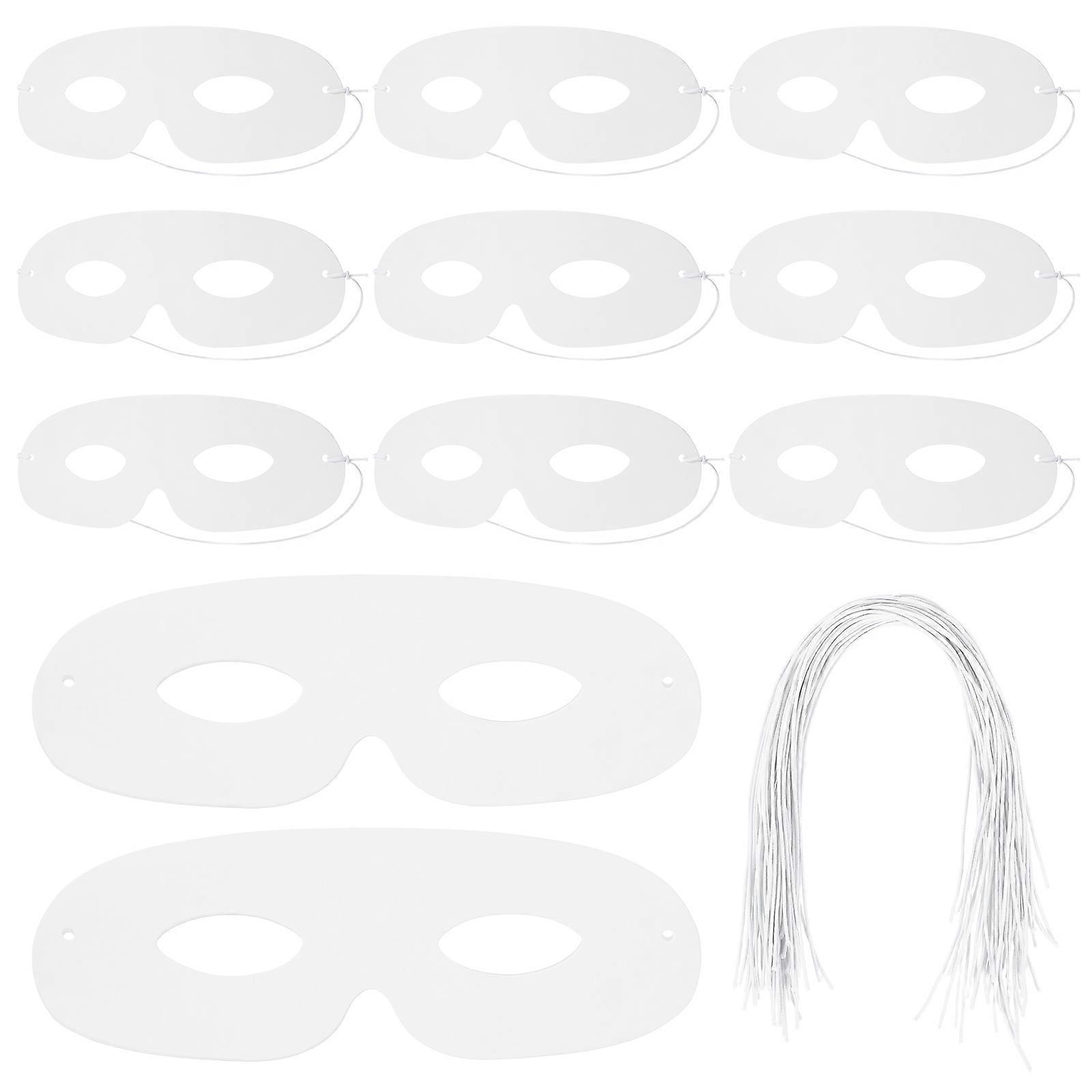 Paper Masks for Crafts Bulk Blank Mask for Masquerade Party 240Pcs