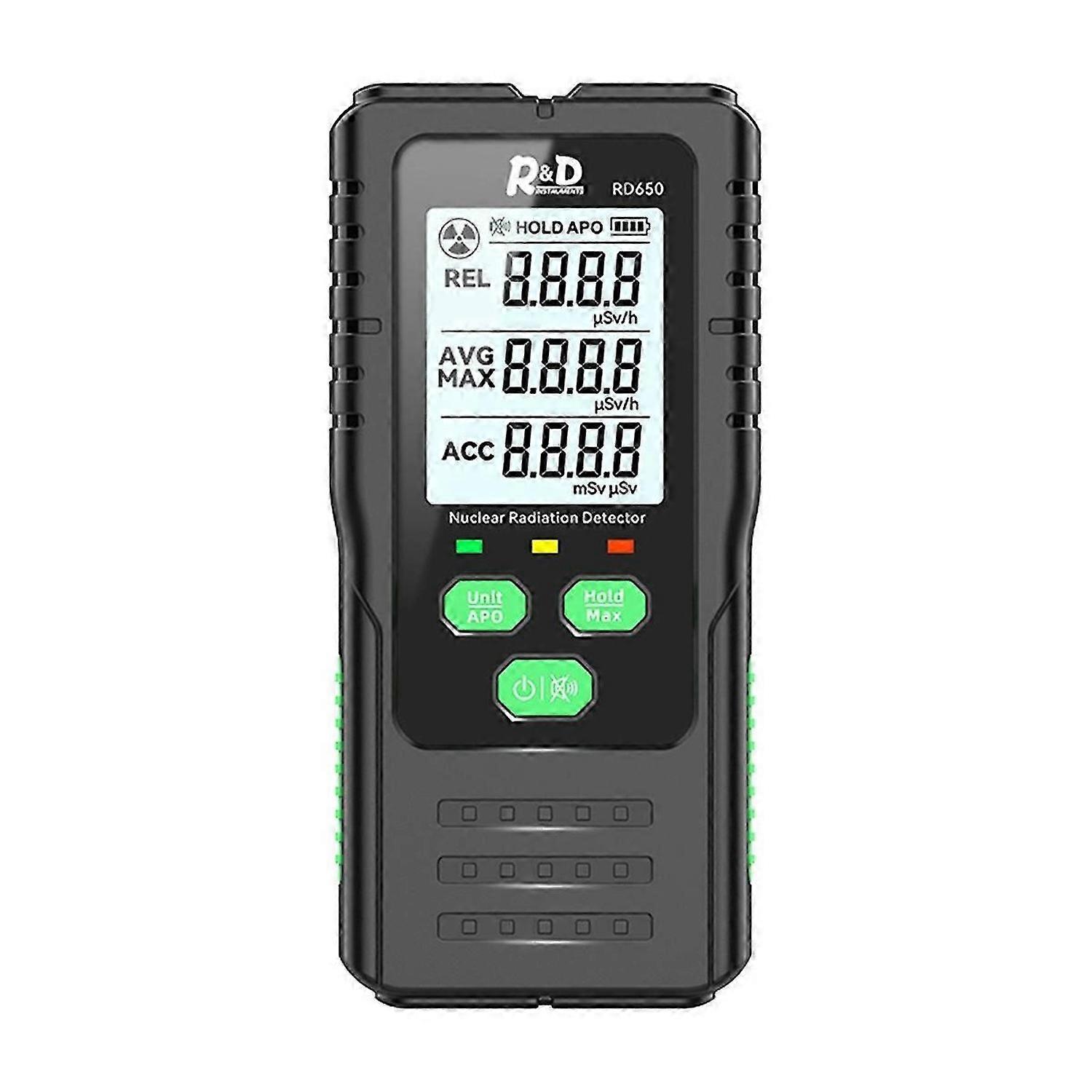 RD650 Geiger Counter Nuclear Radiation Detector X-Ray γ-Ray β-Ray Radioactivity Tester Detector Pers