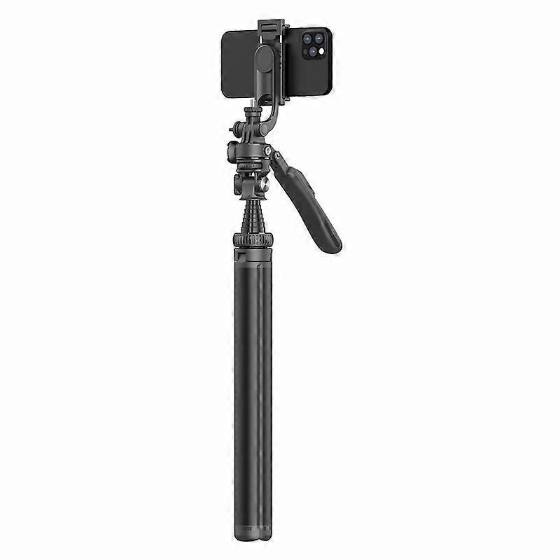 C05 Dual Fill Light Handheld Stabilizer Tripod Stand Floor Standing Adjustable Bluetooth-compatible 
