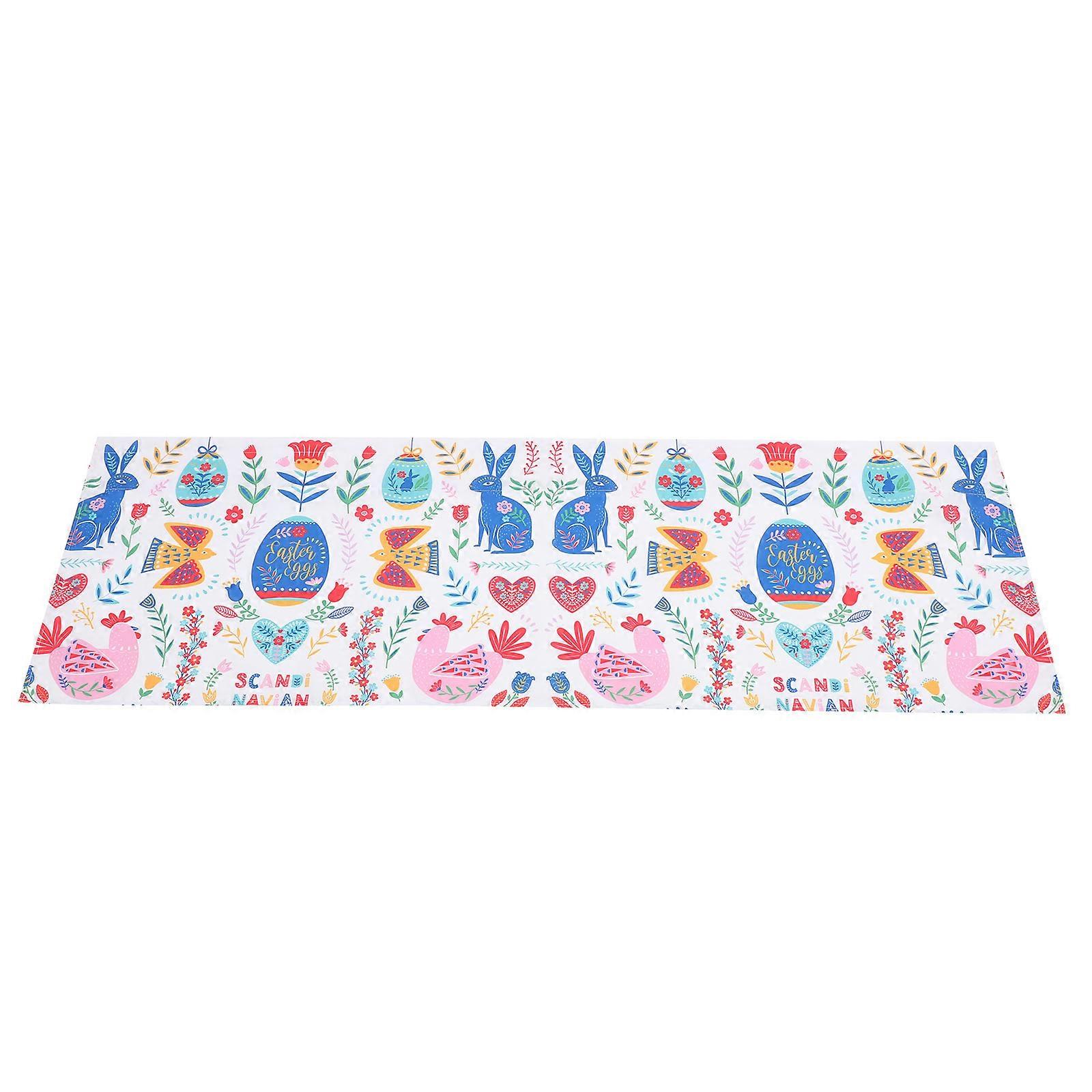 Easter Window Valance for Bathroom Decorations Short Curtain
