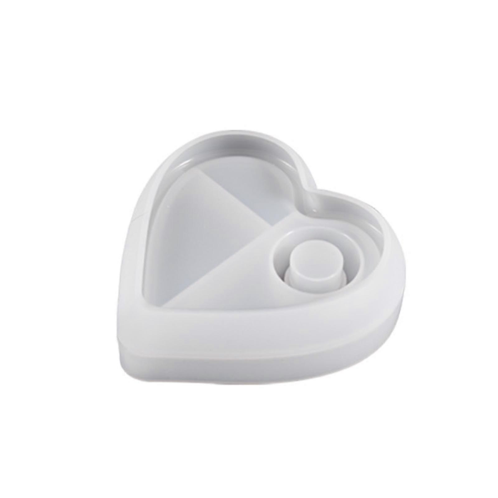 Heart-Shaped Craft Mould, High-Quality Silicone Non-Toxic Odorless Flexible Use For Diy Home Decor, Mirror-Smooth Finish Easy Release Resin And 2025
